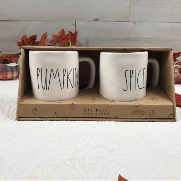 Rae Dunn Other - Rae Dunn Mug Set “Pumpkin” & “Spice” NIB